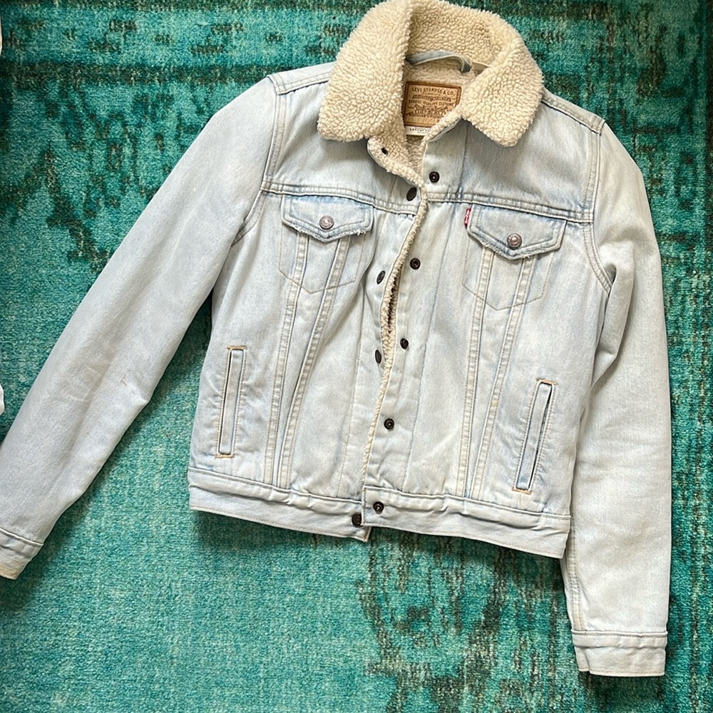 LEVI’S SHERPA DENIM JACKET XS
